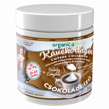 CSOKOLÁDÉ ízű Coffee Collagen – Kávékollagén, Kollagén por kávéba vagy egyéb italba vitaminokkal