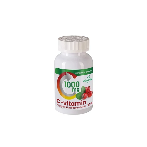 Béres vitamintár c-vitamin 1000mg csipkebogyó kivonattal tabletta 90 db