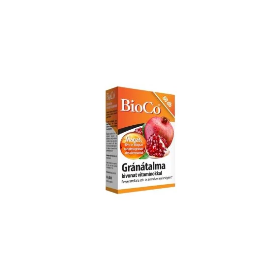 BioCo Gránátalma kivonat (600mg, Cvit 80 mg) 80db