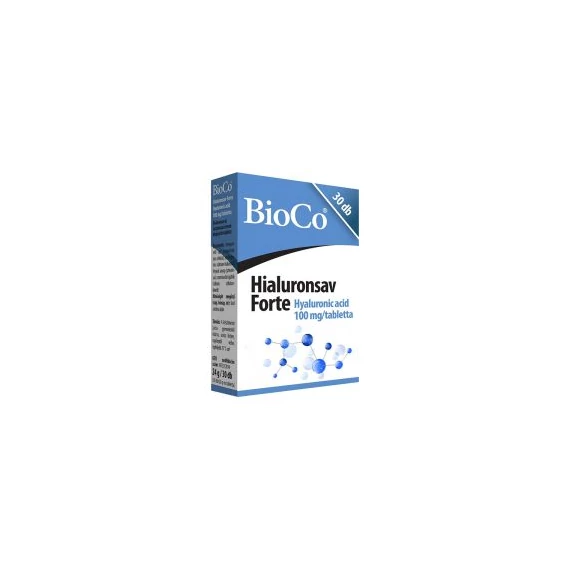 BioCo Hialuronsav Forte Hyaluronic acid 100mg 30db