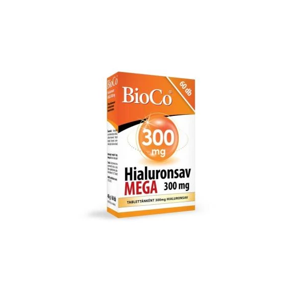 BioCo Hialuronsav MEGA 300 mg 60 db tabletta