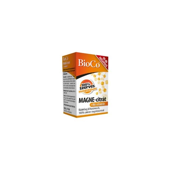 BioCo Magne-citrát + B6-vitamin MegaPack tabletta 90 db