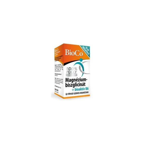 BioCo Magnézium-biszglicinát + bioaktív B6 MEGAPACK 90db