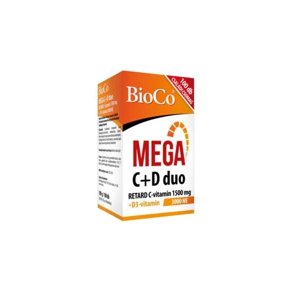 BioCo MEGA C+D duo 100 db filmtabletta