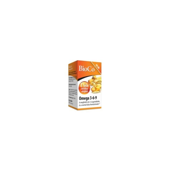 BioCo Omega 3-6-9 (Halo.498,Ligetszépeo.200,Lenmago.300mg) 60db