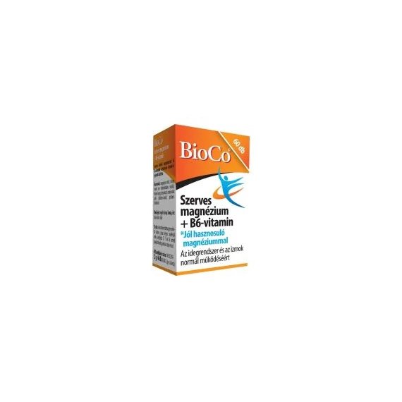 BioCo Szerves Mg+B6 (100mg, B6 2mg/tbl) 60db