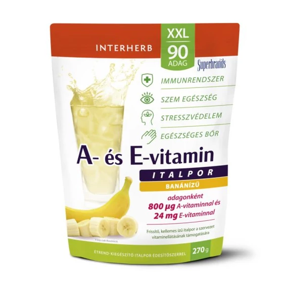 Interherb XXL 90 adag A+E-vitamin banánízű italpor 270g