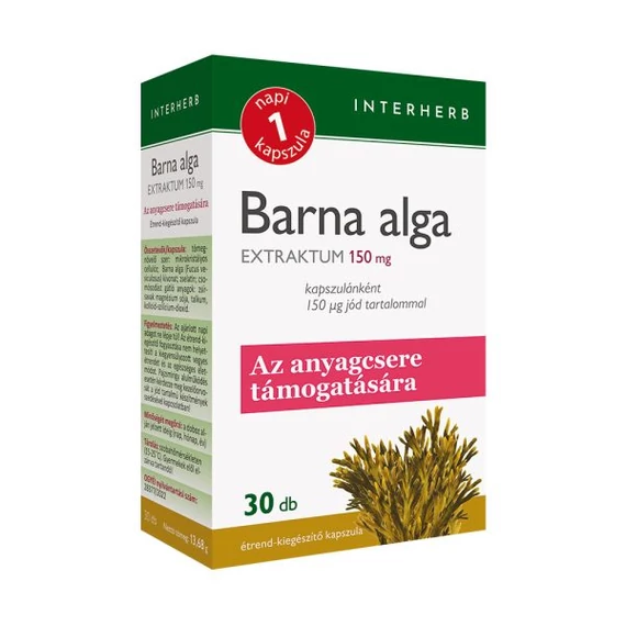Interherb NAPI1 Barna alga Extraktum 30 db