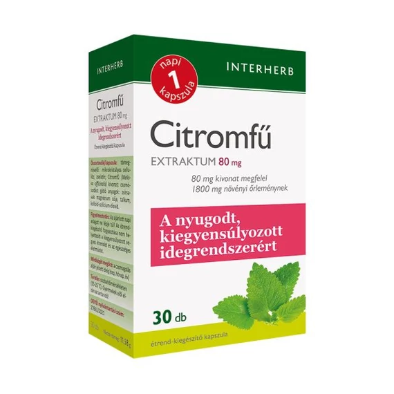 Interherb NAPI1 Citromfű Extraktum 30 db