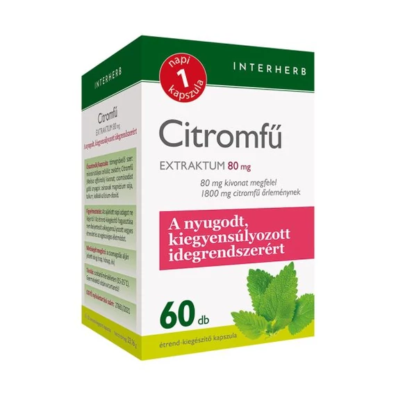 Interherb NAPI1 Citromfű Extraktum 60 db