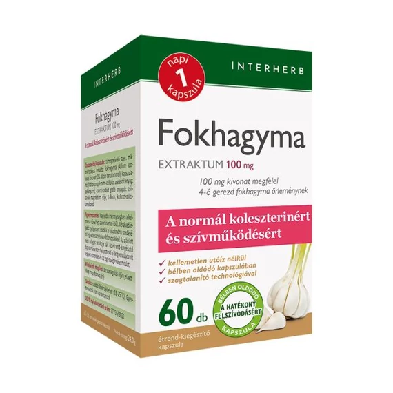 Interherb NAPI1 Fokhagyma Extraktum 60 db