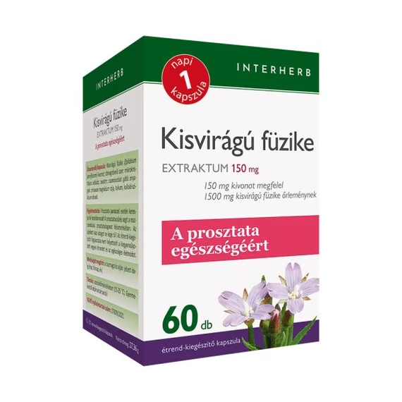 Interherb NAPI1 Kisvirágú füzike Extraktum 60 db