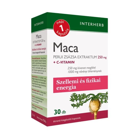 Interherb NAPI1 Maca Perui zsázsa Extraktum 30 db