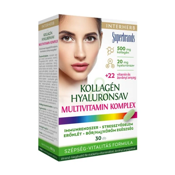 Interherb Kollagén & Multivitamin tabletta 30 db