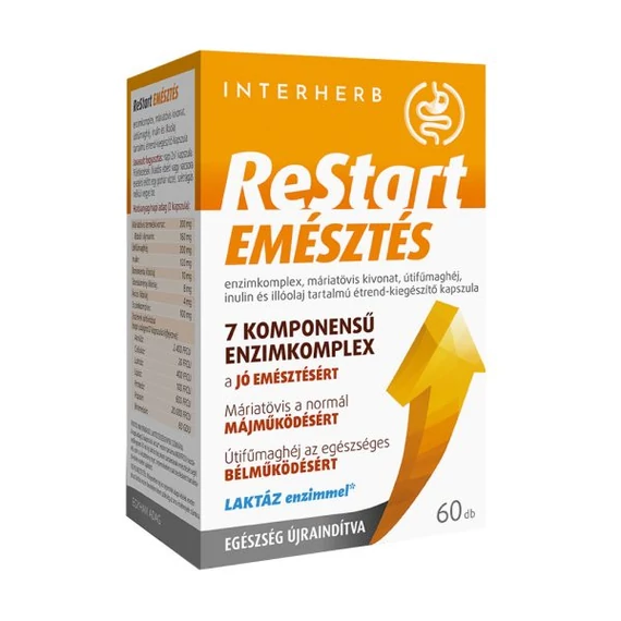 Interherb ReStart Emésztés kapszula 60x
