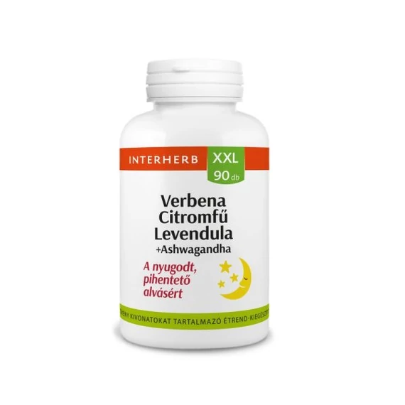 Interherb XXL 90 db Verbena&Citromfű&Levendula&Ashwagandha tabletta