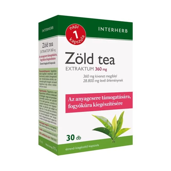 Interherb NAPI1 Zöld tea Extraktum 30 db