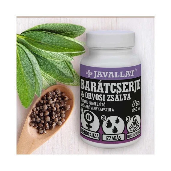 Barátcserje & orvosi zsálya kapszula 60db