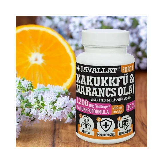 Javallat® Forte Kakukkfű & Narancs olaj kapszula 60db