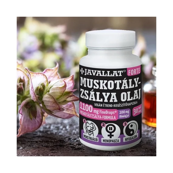 Javallat® Forte Muskotályzsálya olaj kapszula 60db