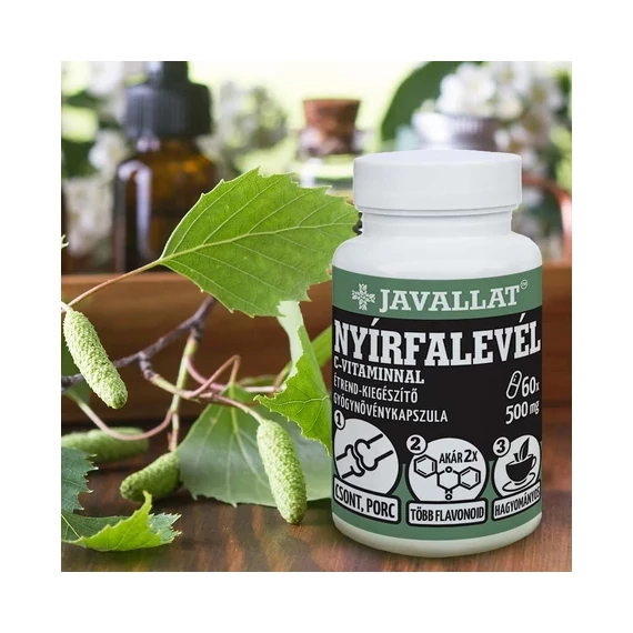 Nyírfalevél C-vitaminnal kapszula 60db