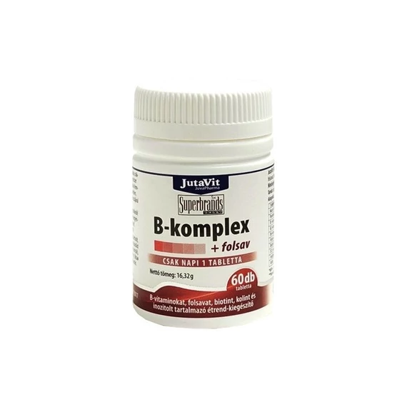 JutaVit B-komplex + Folsav 60db