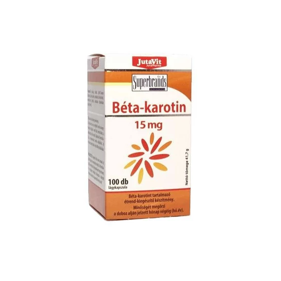 Jutavit Béta-karotin 15mg lágykapszula 100db