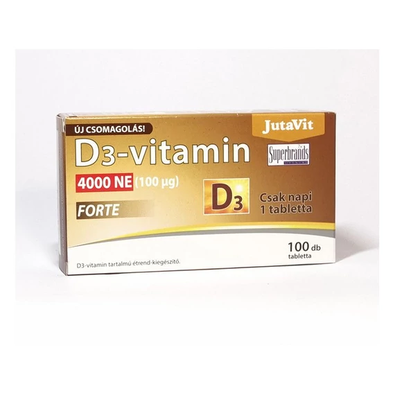 JutaVit D3 vitamin 4000NE (100µg) FORTE 100db