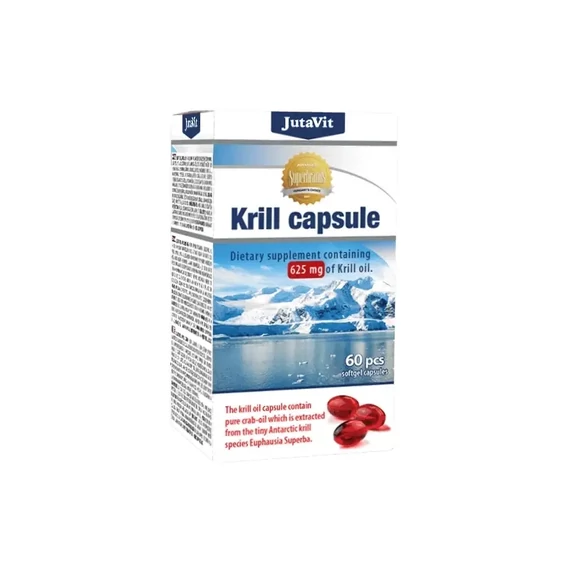 JutaVit Krill olaj 625 mg 60db