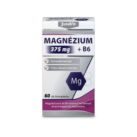 JutaVit Magnézium 375mg+B6 60db