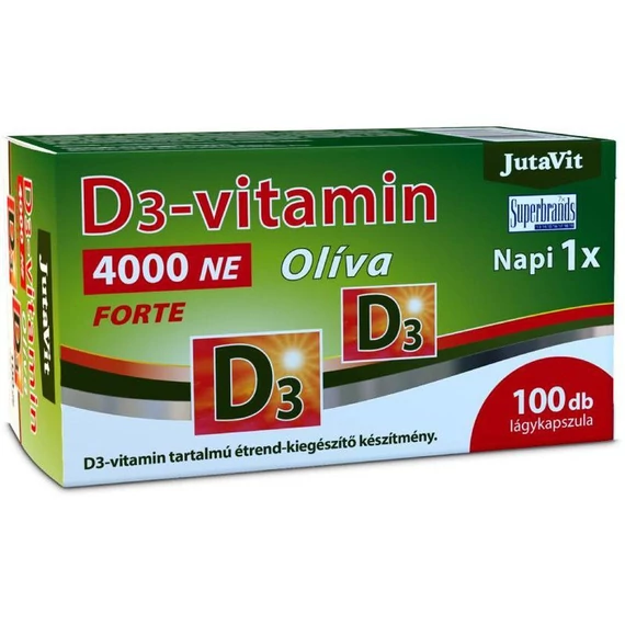 JutaVit D3-vitamin 4000NE Olíva 100db