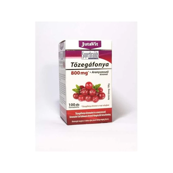 Jutavit tőzegáfonya 800mg + aranyvessző kivonat 100db