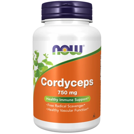 Now Cordyceps 750mg vegán kapszula 90x