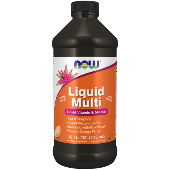 Now Liquid Multi Tropical Orange szirup 473ml
