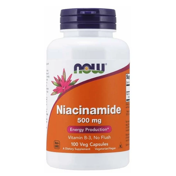 Now Niacinamid B-3 vitamin 500mg 100x