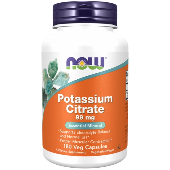 Now Potassium Citrát 99mg 180db