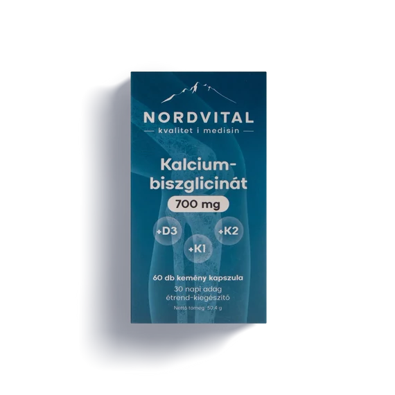 Nordvital kalcium-biszglicinát 75mg kapszula 60 db