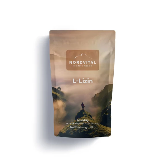 Nordvital l-lizin por 60adag 120 g