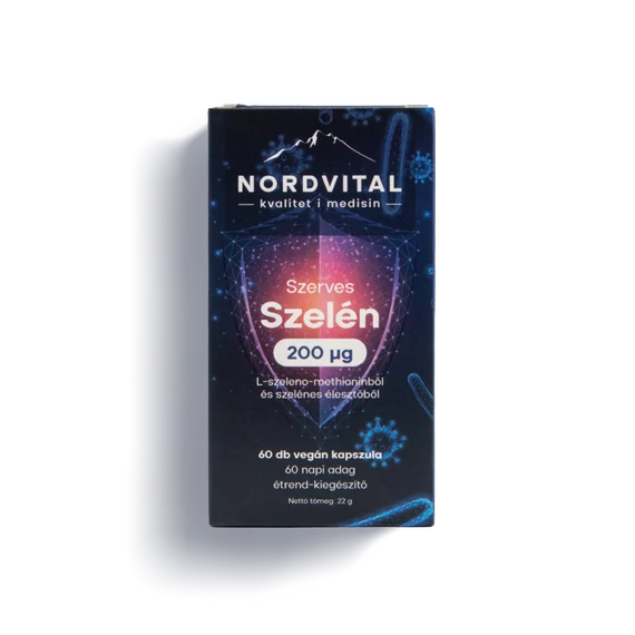 Nordvital szerves szelén vegán kapszula 60 db