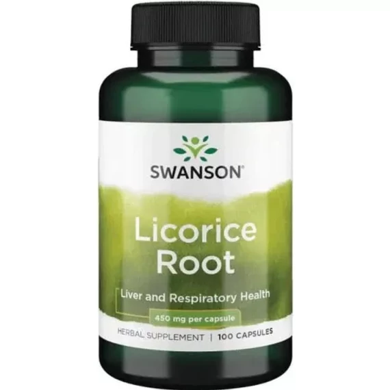 Swanson Licorice Root 450mg kapszula (Édesgyökér) 100db