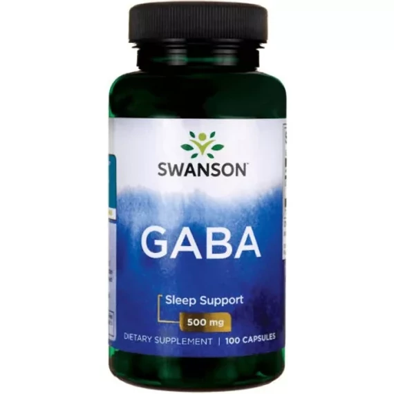 Swanson GABA 500mg kapszula gamma-amino-vajsav 100db