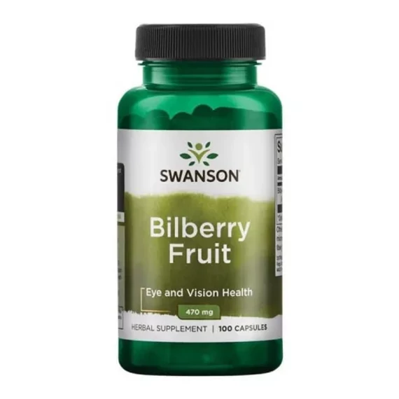 Swanson Bilberry Fruit (Fekete áfonya) 470mg kapszula 100db