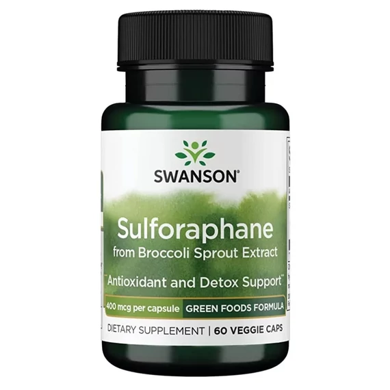 Swanson SULFORAPHANE from Broccoli 400 mcg kapszula60 db