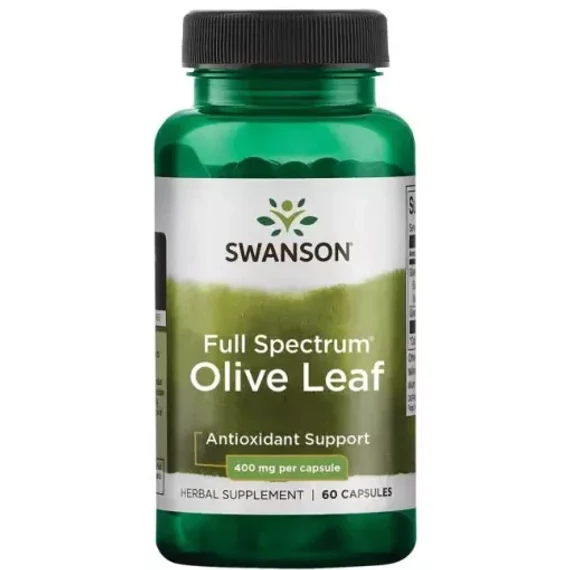 Swanson Olive Leaf (Oliva levél) 400mg kapszula 60db