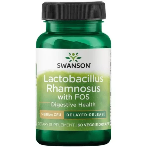 Swanson Lactobacillus Rhamnosus with FOS - frukto-oligoszacharid kapszula 60db