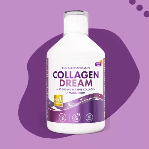 Swedish Nutra Collagen Dream folyékony halkollagén, magnéziummal és gyógynövényes relaxációs keverékkel 500 ml