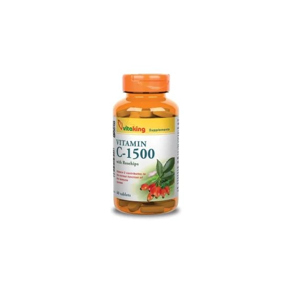 Vitaking C-vitamin Csipkebogyóval tabletta 60db 1500mg