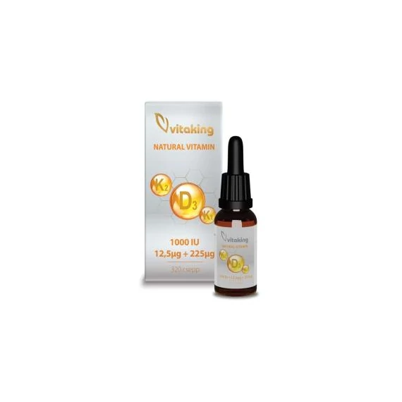 Vitaking D3+K2+K1 vitamin csepp 10ml