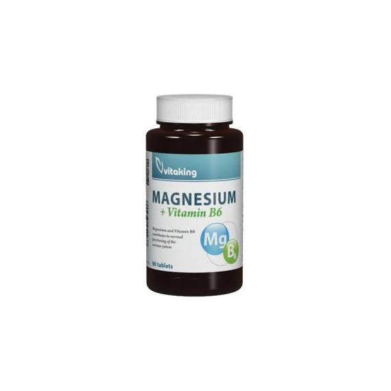 Vitaking Magnézium 150 mg + B6-vitamin 6 mg tabletta 90 db