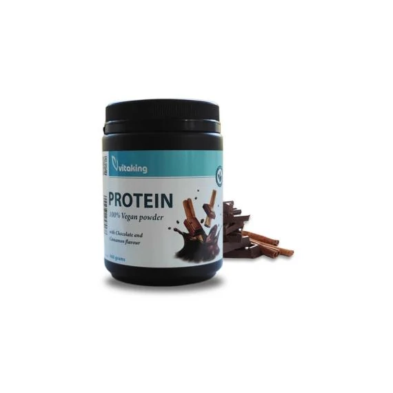 Vitaking Vegan Protein Csokoládé-fahéj 400g